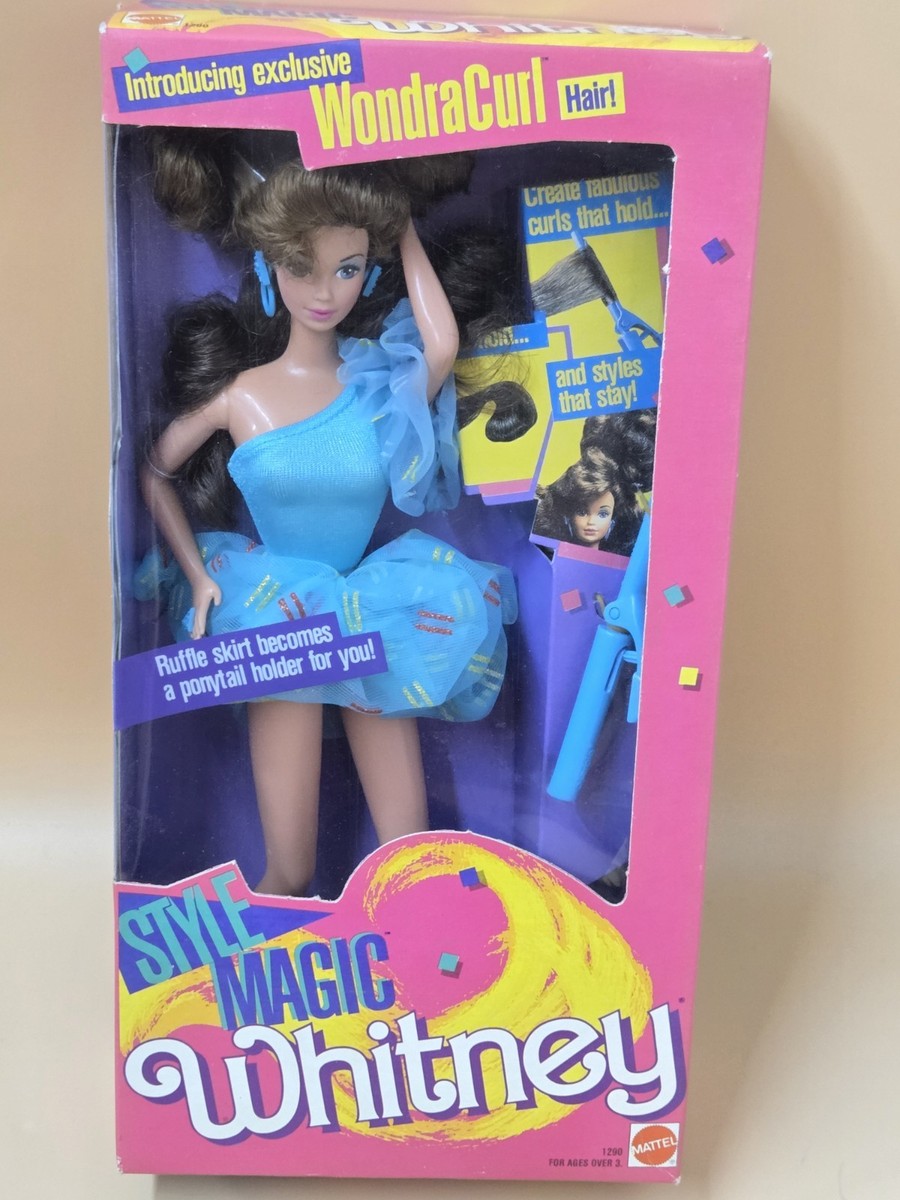 1988 Mattel Barbie Style Magic Whitney WondraCurl #1290 NRFB | eBay