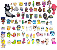 Mini figuras de juguete Shopkins, My Little Pet Shop y otras figuras diversas. 77 Piezas