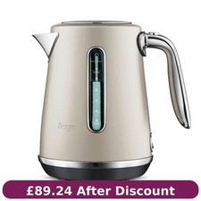 Sage The Soft Top Luxe Kettle BKE735/SKE735 2400 Watts 1.7 Litres Silver/Black,