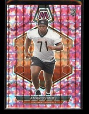 2024 Panini Mosaic Amarius Mims #318 Mosaic Camo Pink