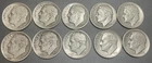 10 SILVER Roosevelt Dimes ~ 1946-P Philadelphia Mint 90% SILVER