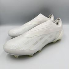 Size 7 Adidas X Crazyfast.1 LL FG Soccer Cleats Laceless GY7381 Men's White