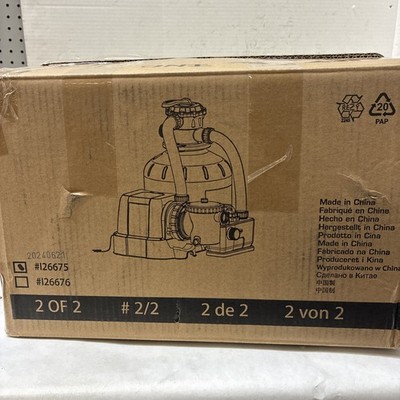 Intex - 120V Sand Filter Pump I26675 Pump Only Box 2 Of 2 Only