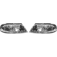 Scheinwerfer Passend FüR Set VW Passat Baujahr 2000-2005 Klarglas Chrom