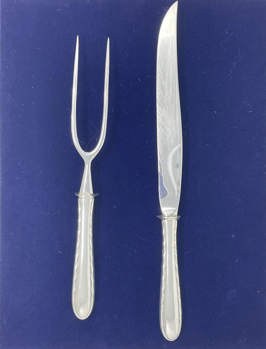 Towle Silver Flutes Antique US Sterling Silver Flatware Sets for