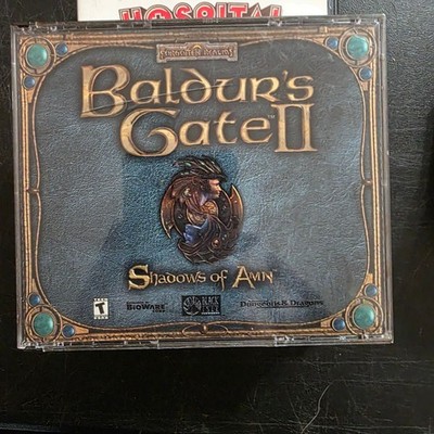 Baldur's Gate II Shadows of Amn Standard Jewel Case PC Original Artwork