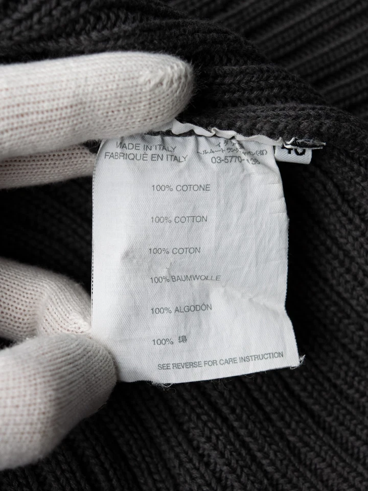 vintage early 00s Helmut Lang rib sweater - size 48 - Imagen 4 de 4