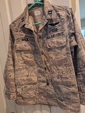 US Air Force USAF Military Camouflage Utility Coat Jacket Mens 4 R