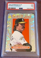 1993 Donruss Elite Series Dennis Eckersley # 06868/10000 PSA 7