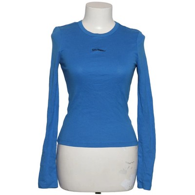 Iets Frans, Langarmshirt, Größe: XXS, Blau, Baumwolle, Print, Damen #66w