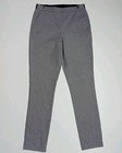 <!--F#f_0-->Portmans Ankle Pants Size 8 Black White Herringbone Stretch Corporate<!--F/-->