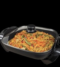 ​Quest 30cm Multi-Cooker Electric Paella Pan, Pizza Maker & Non-Stick Frying Pan