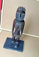 Antique Toma (Loma) Ancestor Figure - Poro Society Style - Guinea/Liberia 15"