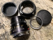 1978 Leitz Leica M Summicron Canada with Caps, Shade, Leitz UVa Filter