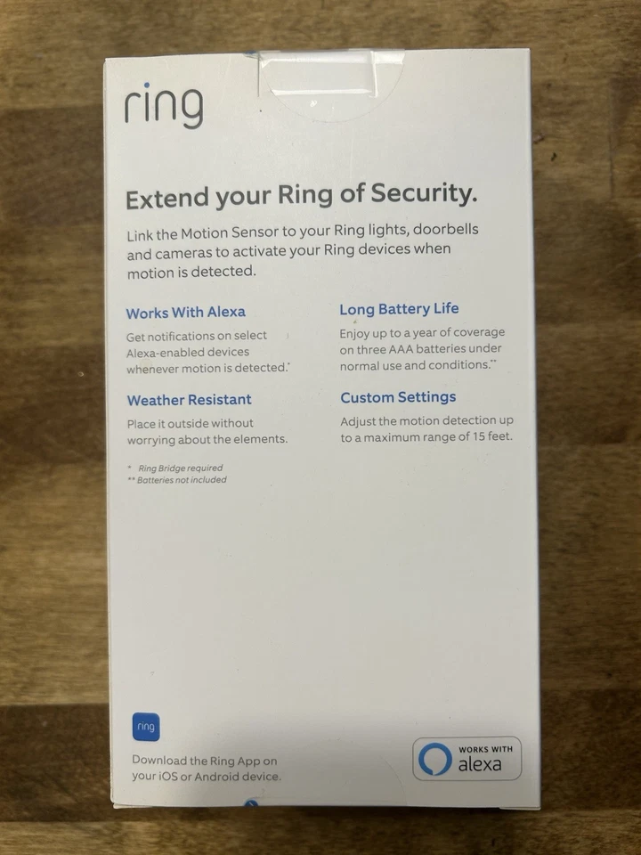 Ring Smart Lighting Motion Sensor - Black A4 - Image 2 of 4