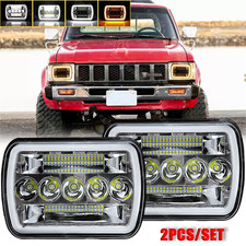 For Jeep Cherokee Xj 1984-2001 Wrangler Yj 1986-1995 5x7 7x6 Led Headlight