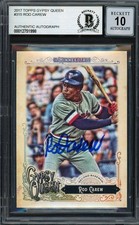 Rod Carew Auto Signed 2017 Topps Gypsy Queen Card 315 Twins Auto GM 10 Beckett