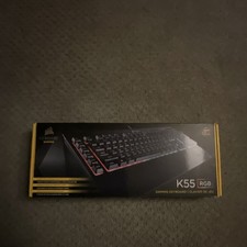 Corsair K55 RGB Wired Gaming Keyboard Black QWERTY English CH-9206015-NA