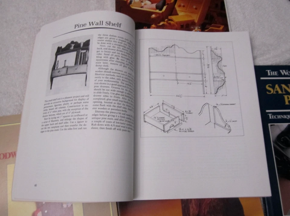 7 WOODWORKING WOOD CARVING BOOKS - WOODWORKER'S JOURNAL, TOM WOLFE, and MORE - Image 3 of 4