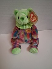 Ty Beanie Baby Peridot August Happy Birthday Bear includes the box 