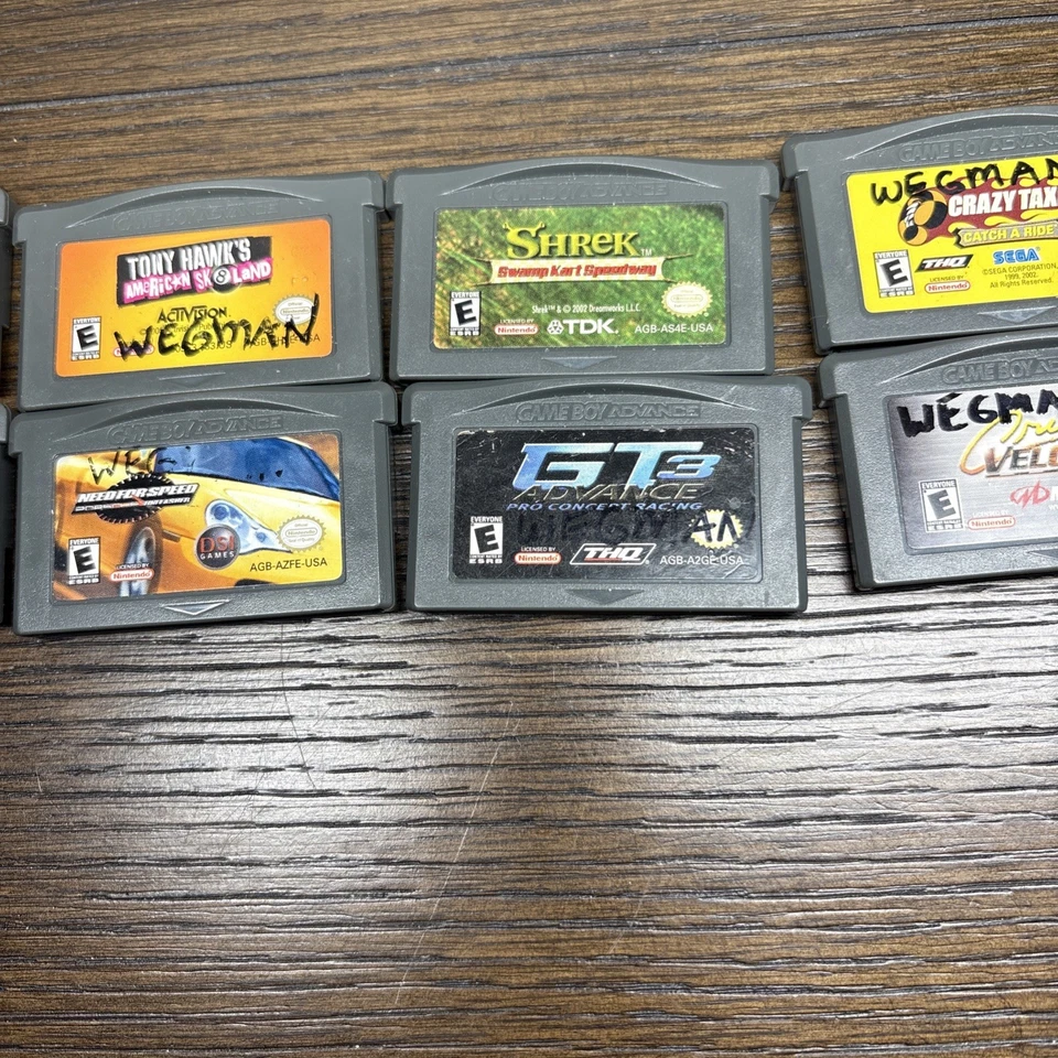 VTG Gameboy Advance Games Lot of 8 Shrek Tony Hawk Video Crazy Taxi W - Image 4 of 4