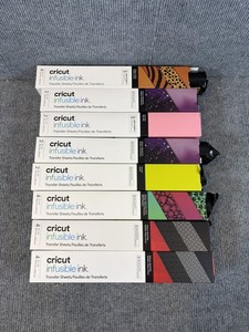 Cricut infusible ink Transfer Sheets Lot Of 8 Boxes ( 4 / 12" X 12" )