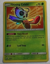 Shining Celebi SM79 Pokemon Shining Legends Black Star Promo