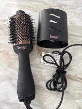 L’ange AB313 2 in 1 Volumizing Brush Hair Dryer 3” Black Lange Tested