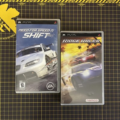 Lot 2 Ridge Racer Need for Speed for Speed SHIFT PSP Asia English Complete CIB