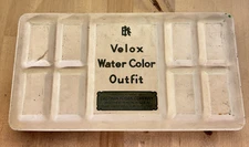 Antique Eastman Kodak Velox Water Color Outfit Transparent Water Color Stamps