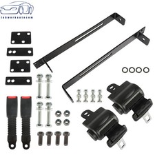 Seat Belts And Bracket Kit For EZGO Yamaha Club Car 2-Retractable Golf Carts
