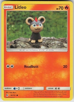 Litleo 18/131 Common  SM - Forbidden Light