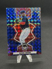 2022 Panini Mosaic - Rafael Devers #2 Blue Camo Mosaic Prizm