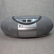 Sony CFD-S350 AM FM Stereo Radio CD Cassette Boombox Mega Bass Fully Tested