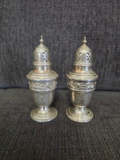 Strasbourg Gorham Sterling Silver 1138 Salt & Pepper Shaker Set