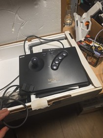Neo Geo AES Max 330 Mega Bundle w/Paperwork + Fightstick - Tested CIB