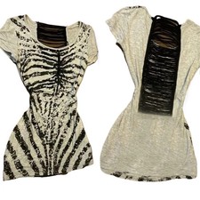 Womens Y2K Gothic Graphic Shirt Grunge Cut Ou...