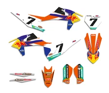 SX SXF 2019 - 2022 250 350 450 Factory Graphics Decal Kit Compatible with KTM