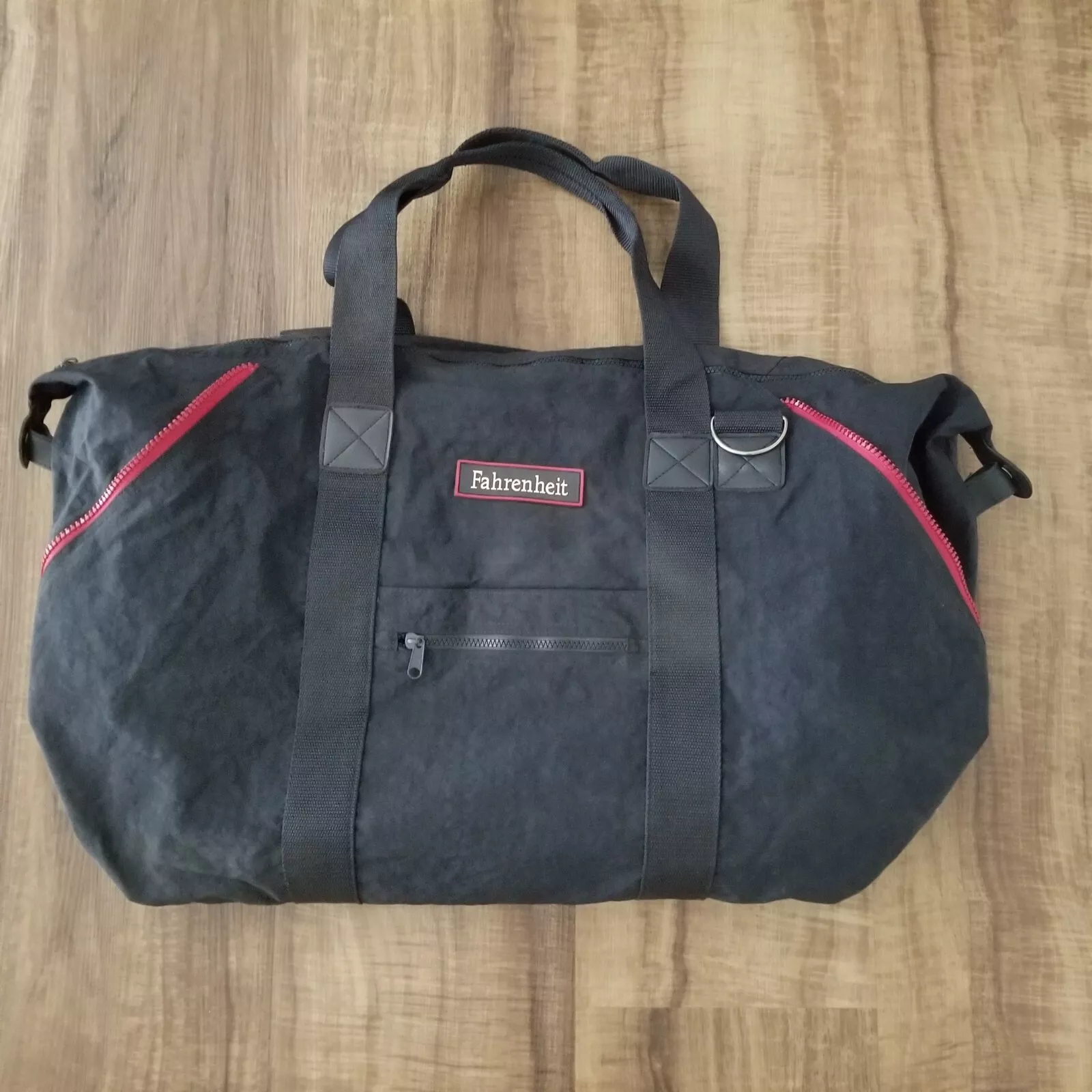 Grand sac fourre tout Fahrenheit Christian Dior bleu marine croix détachable corps