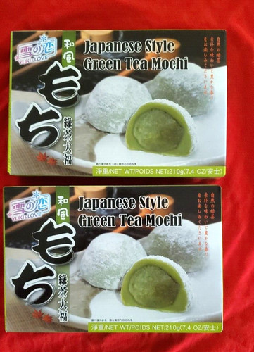2 PACK YUKI & LOVE JAPANESE STYLE GREEN TEA MOCHI