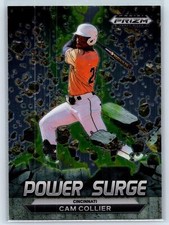 Cam Collier 2022 Panini Prizm Draft Picks Power Surge Cincinnati Reds #PS-CC