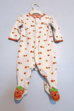 Baby Halloween Pajama Sleeper Size 9 Months EUC  