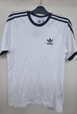 Adidas 3-Stripes T-Shirt Herren Shirt weiß Größe S