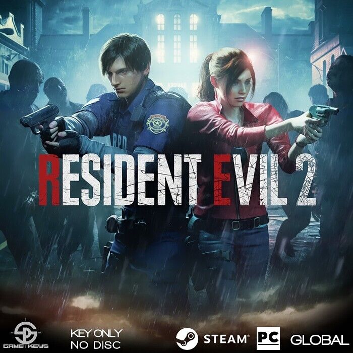 Resident Evil 2 Remake (Biohazard RE:2) Steam CD Key PC WORLDWIDE ( NO DISC  )