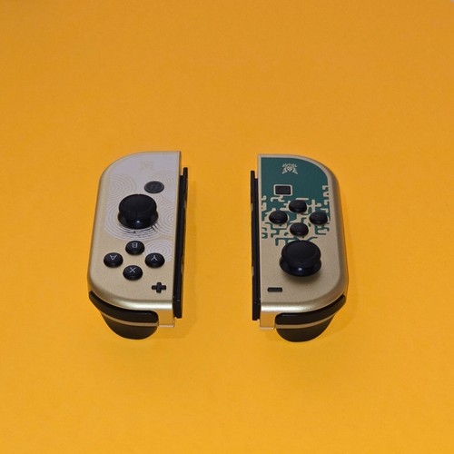 Zelda Tears of the Kingdom Nintendo Switch OLED Joycons Izquierda Derecha Oficial Excelente - Imagen 5 de 53
