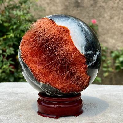 2LB Rare iron ore Phosphorus Magnesium Mine Open Smile crystal ball Healing