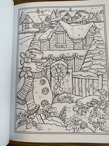 3 Malbücher mit Weihnachtsmotiven (Ausmalbilder für Erwachsene) - Taschenbuch je 32 Seiten NEU - Bild 8 von 10
