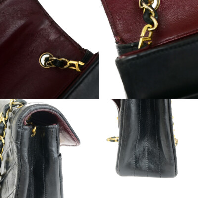 CHANEL CC Logo Matelasse Chain Shoulder Bag Leather GHW CHANEL CC Logo Matelasse Chain Shoulder Bag Leather GHW