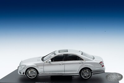 ミニカー AUTOart Mercedes-Benz S63 AMG 1:43 1/43 Autoart Mercedes Benz S-Class S63 AMG Silver Sedan