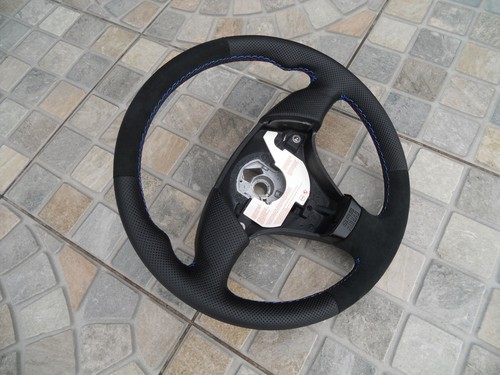 Steering Wheel BMW E36 M3 Leather MPower thick leather and alcantara - Picture 3 of 5